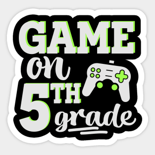 Game On 5th Grade Sticker